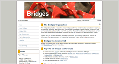 Desktop Screenshot of bridgesmathart.org